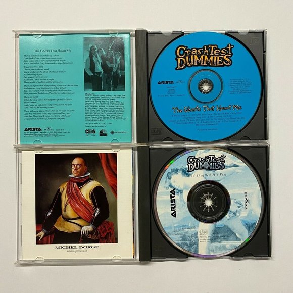 Crash Test Dummies 2 CD Lot - The Ghosts That Haunt Me / God Shuffled His Feet - Picture 2 of 3